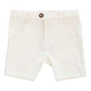 KLAI | White Ribbed Shorts